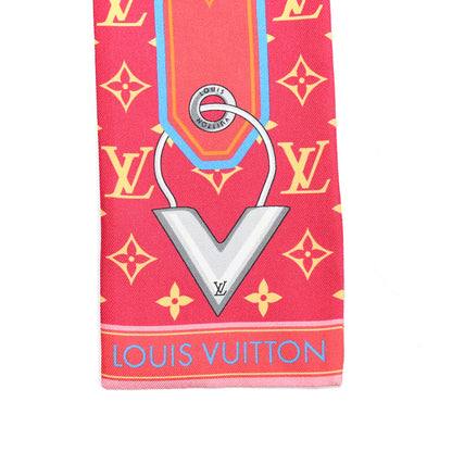 Louis Vuitton Silk Monogram Minimalle Bandeau Lilac 2 of 3