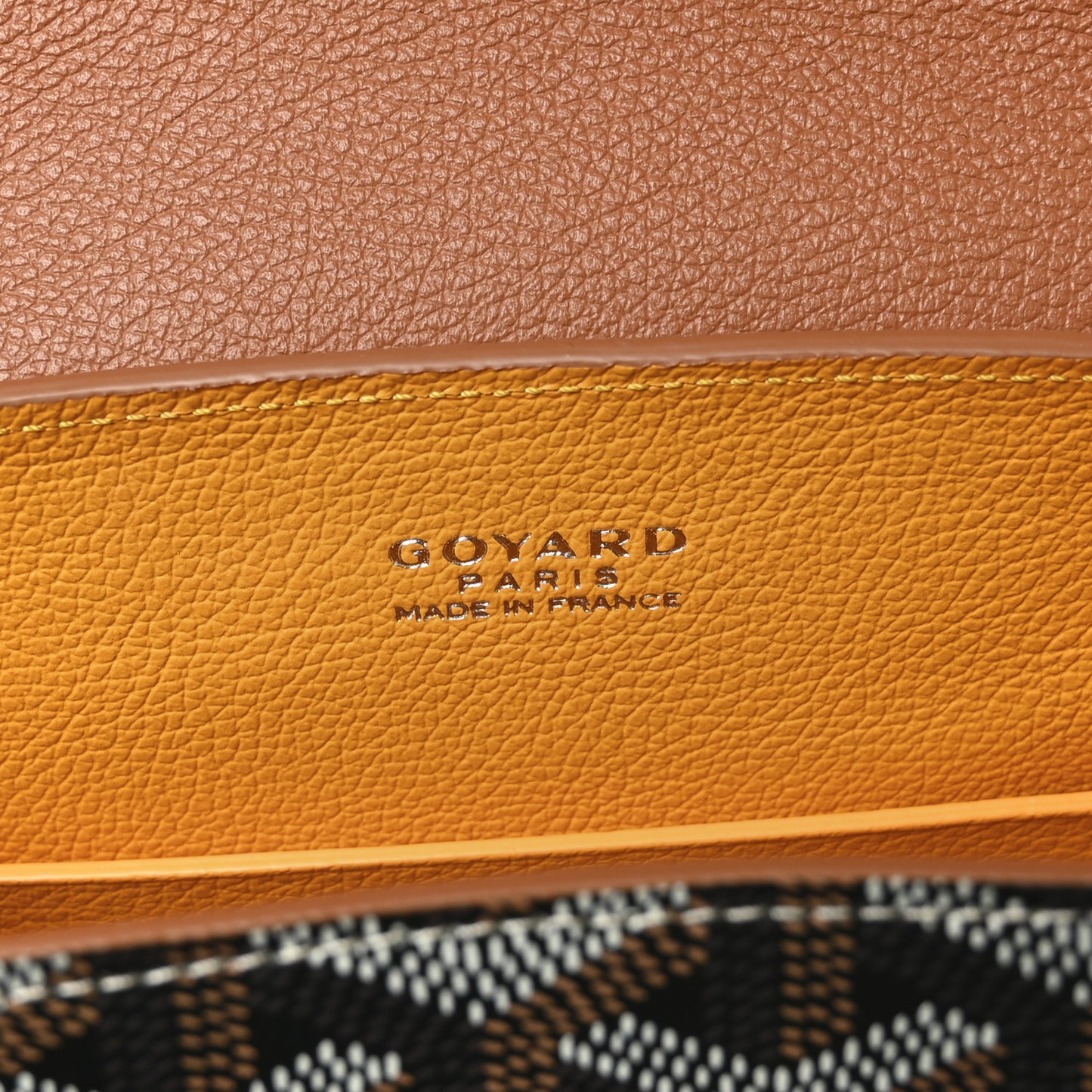 Goyardine Mini Saigon Black Gold