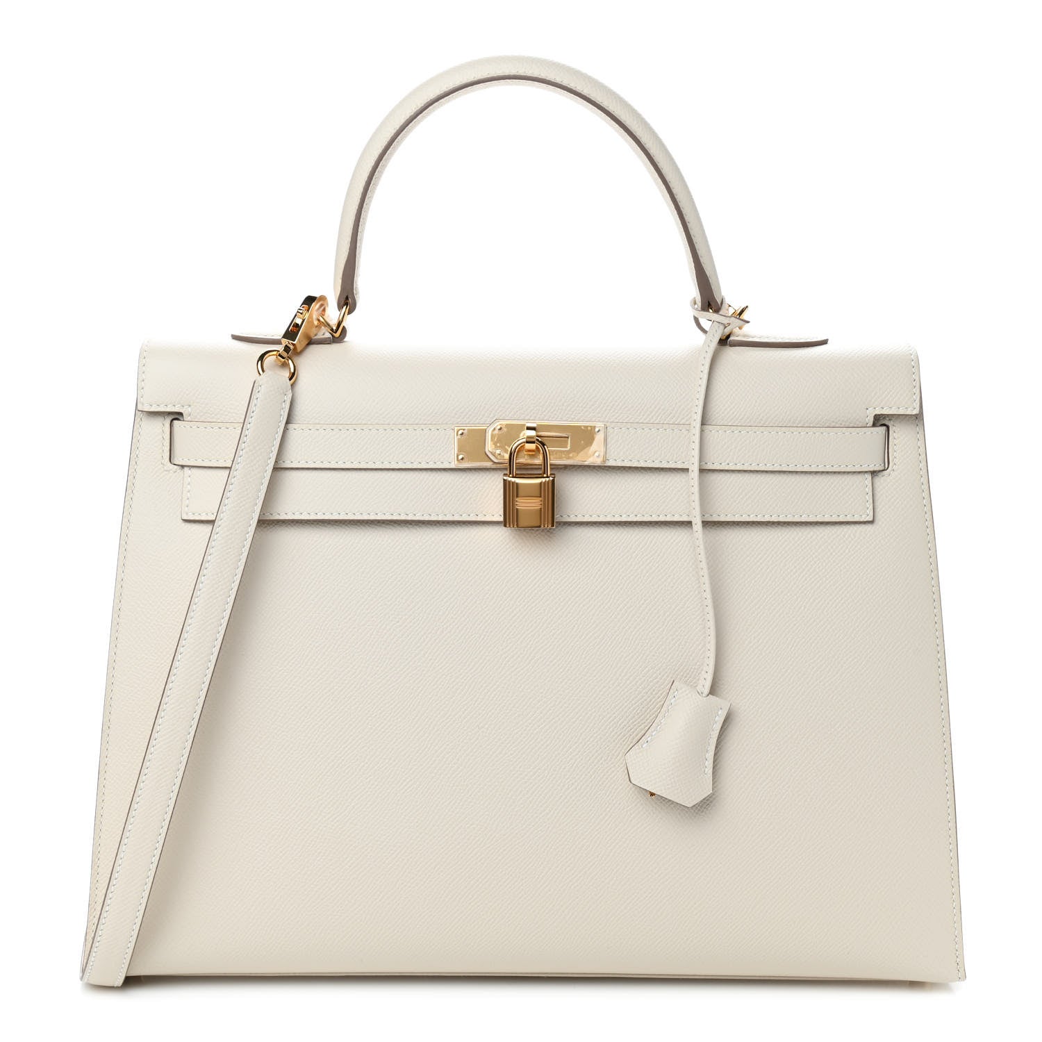 Hermes Epsom Kelly Sellier 35 Craie 1 of 10