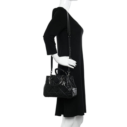 Christian Dior Calfskin Cannage Small The Lady 95.22 Black 2 of 10