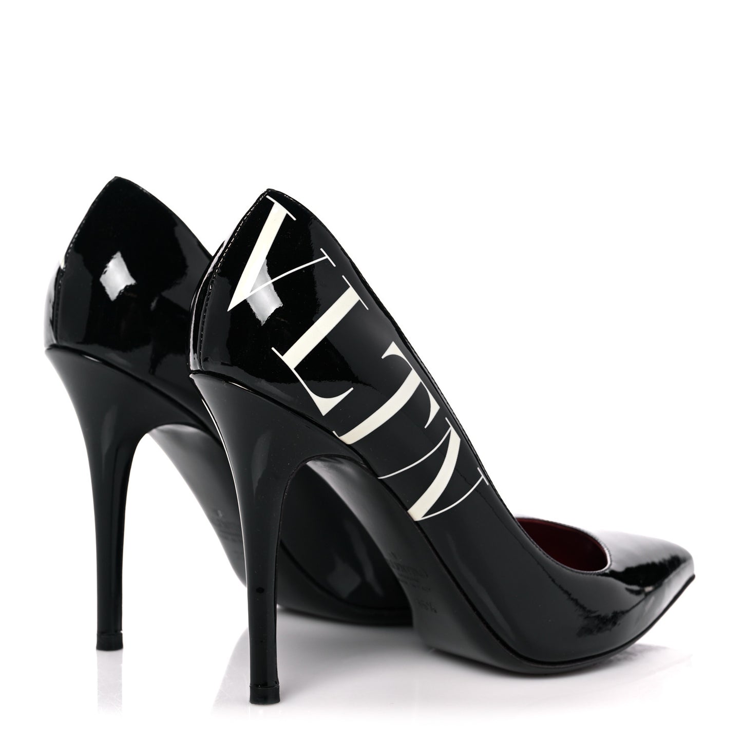 Patent VLTN 105mm Pumps 36.5 Black White
