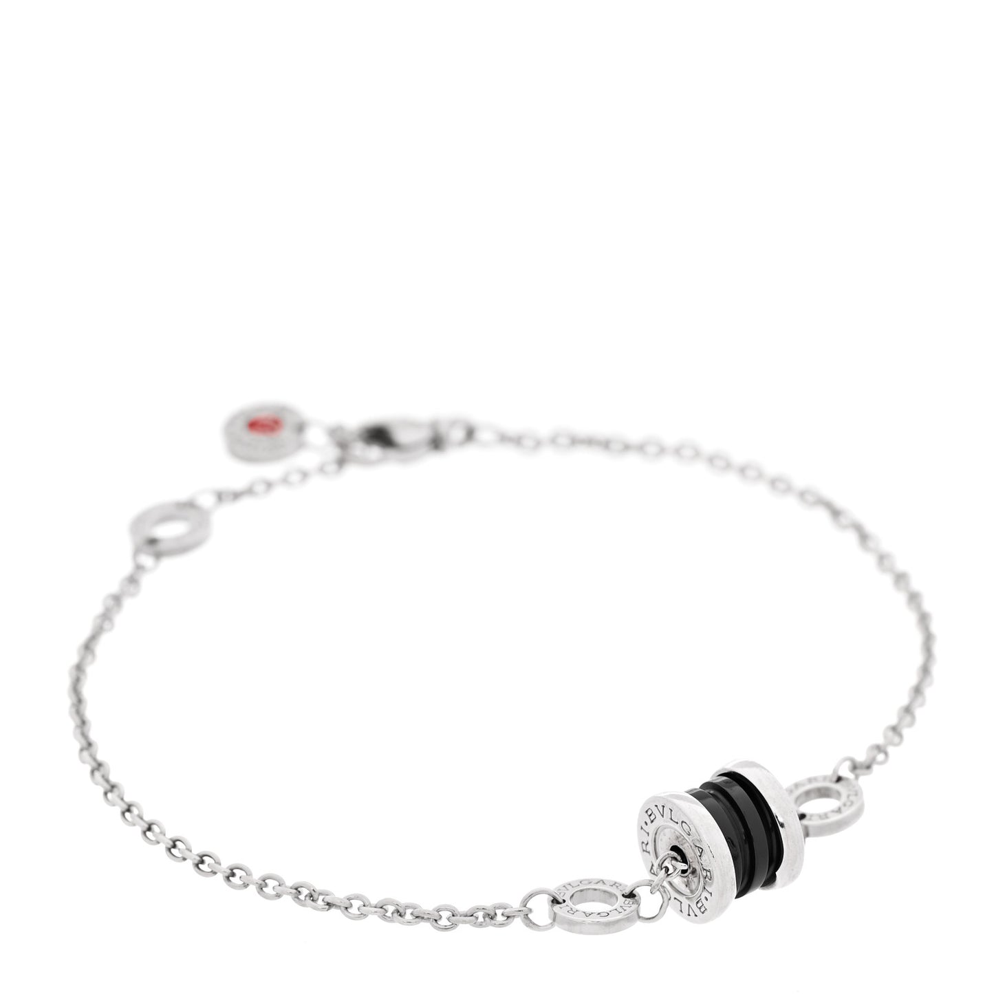 Sterling Silver Black Ceramic Save the Children Bracelet