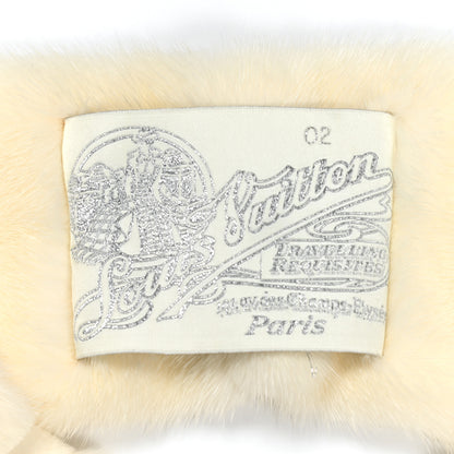Louis Vuitton Mink Fur LV Scarf White 3 of 3