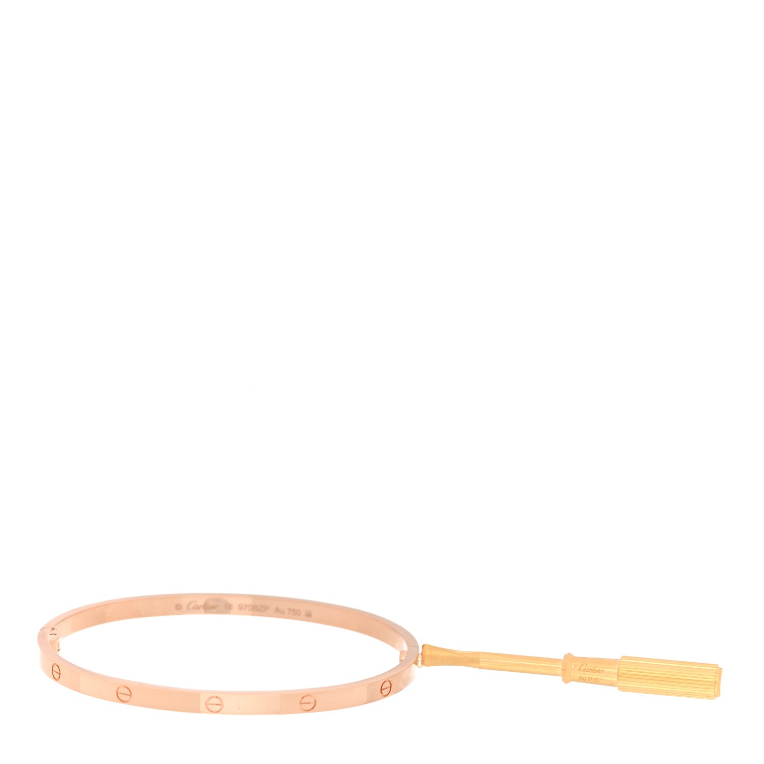 Cartier 18K Pink Gold Small LOVE Bracelet 18 6 of 6