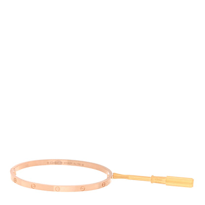 Cartier 18K Pink Gold Small LOVE Bracelet 18 6 of 6