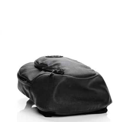 Gucci Coated Canvas Interlocking G Travel Backpack Black 5 of 11