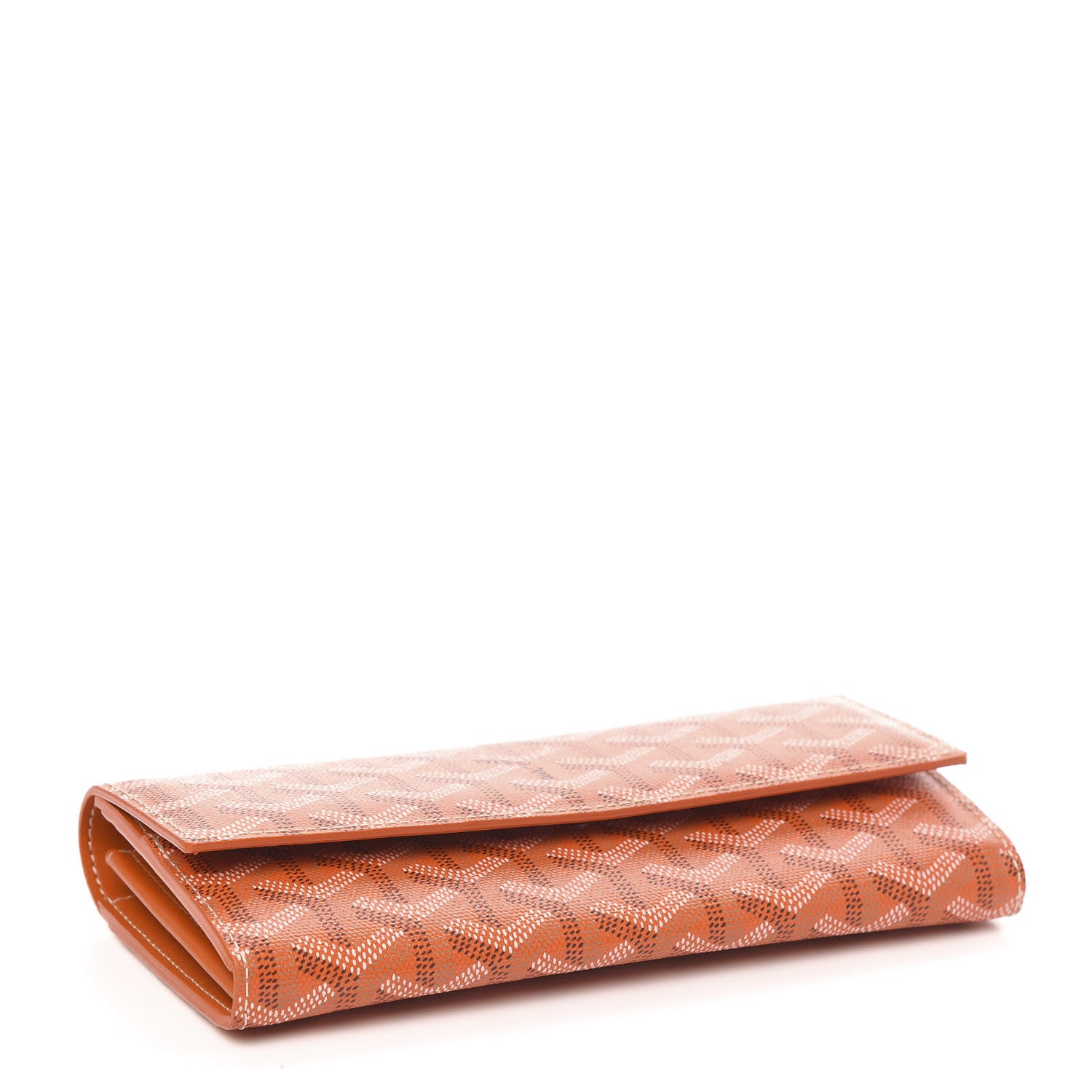 Goyard Goyardine Varenne Long Wallet Orange 4 of 7