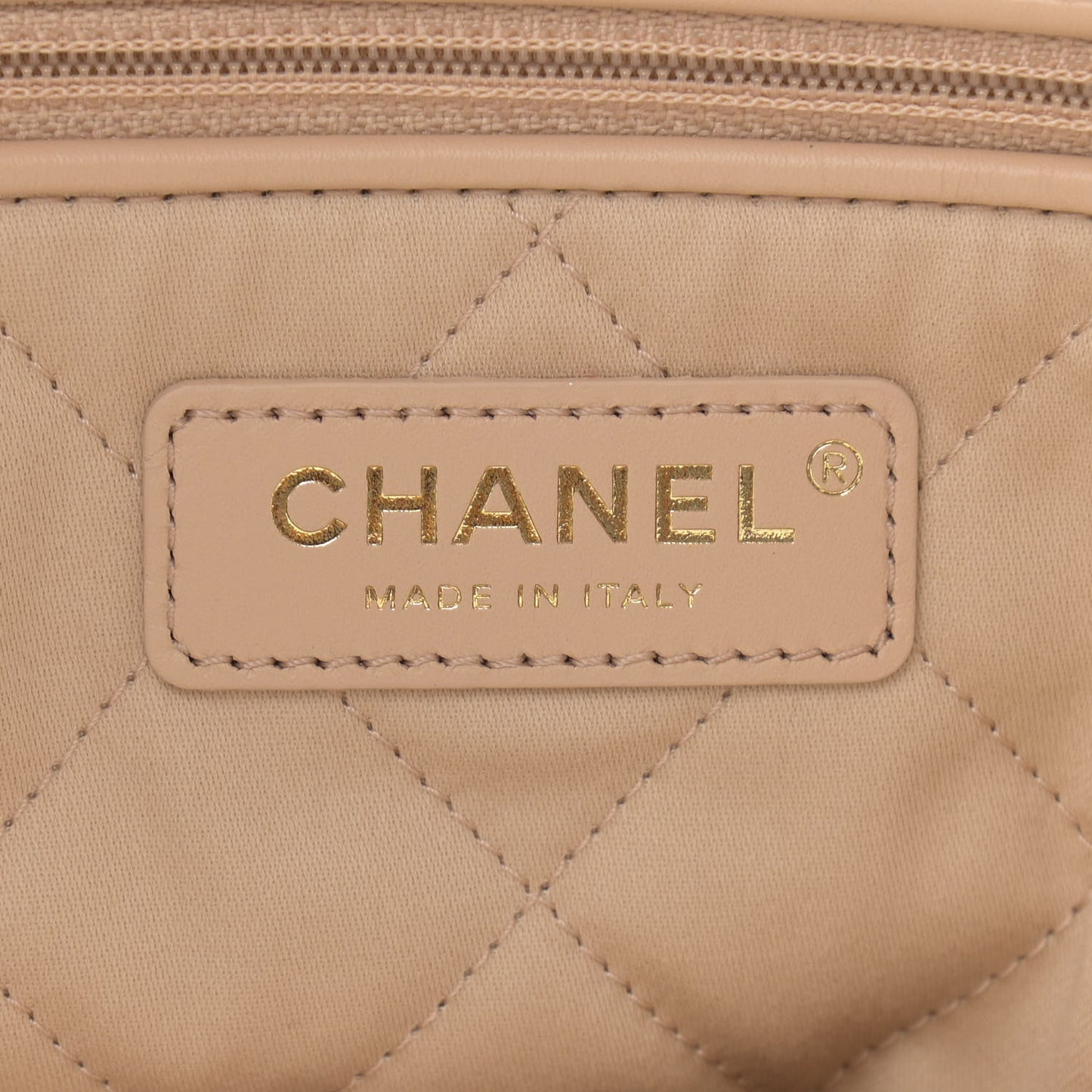 Calfskin Quilted Small Chanel 22 White