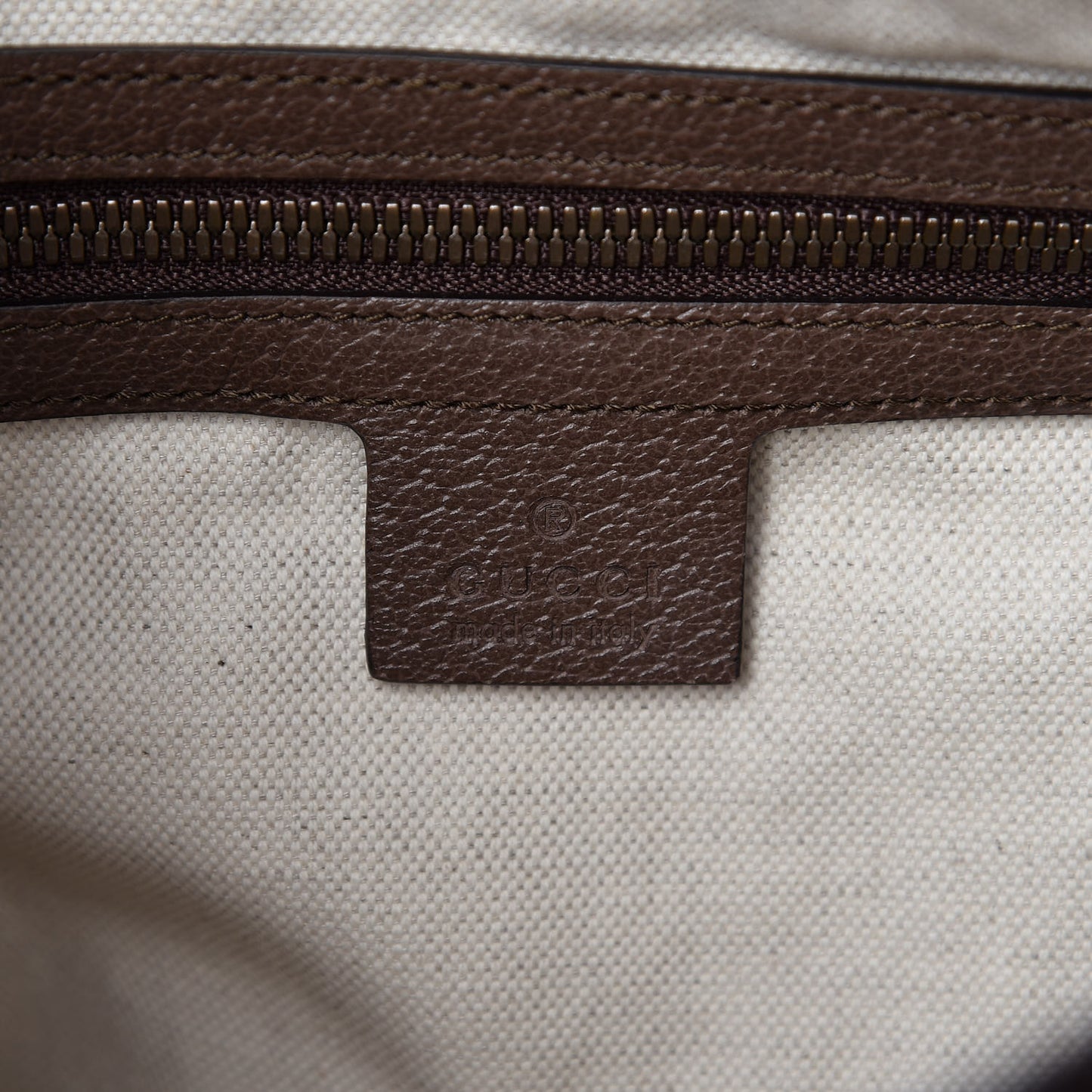 GG Supreme Monogram Web Small Ophidia Half Moon Hobo Brown