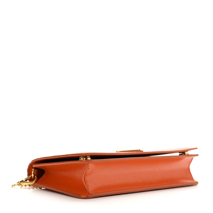 Prada Vitello Move Triangle Logo Miniborse Papaya 4 of 9