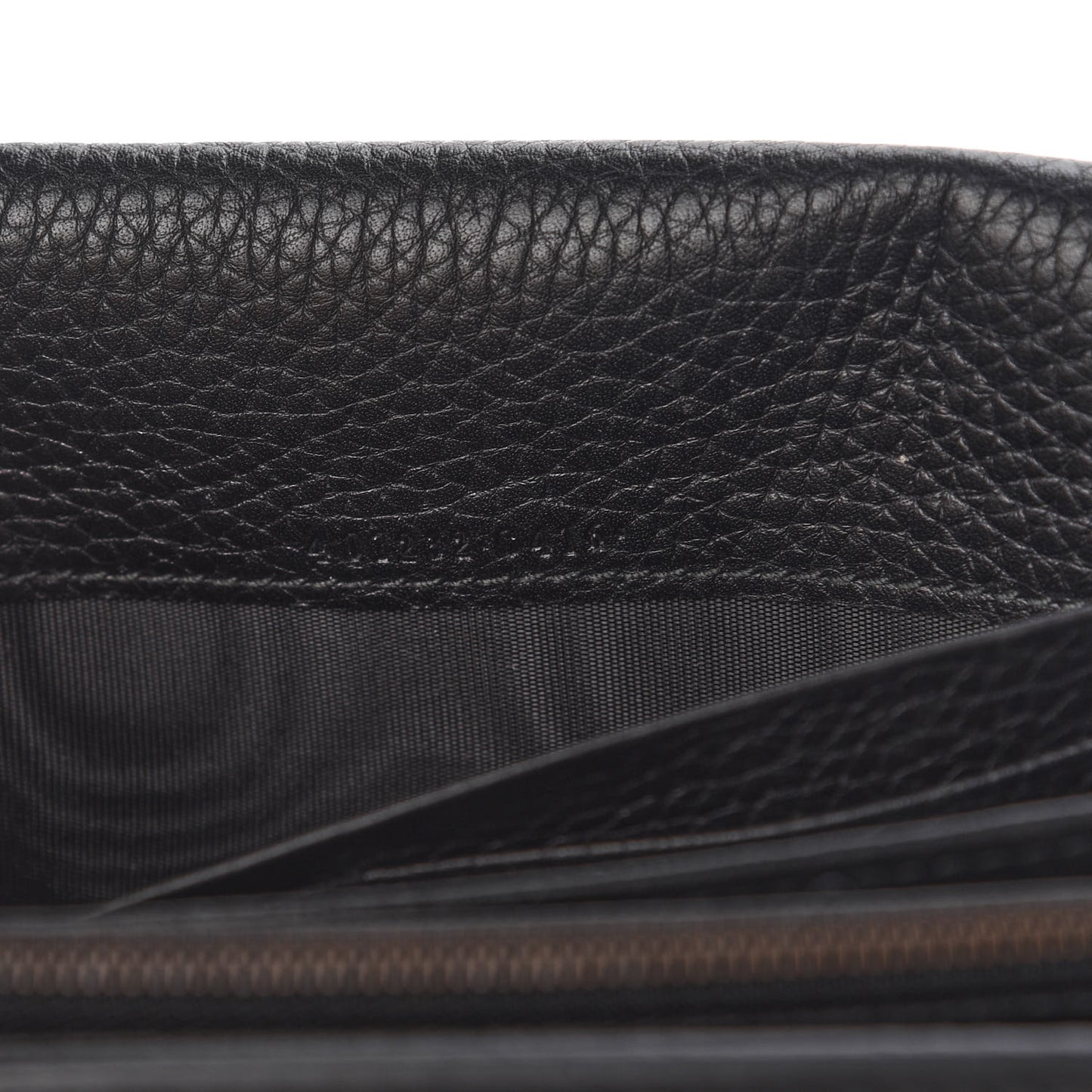 Calfskin GG Marmont Chain Wallet Black