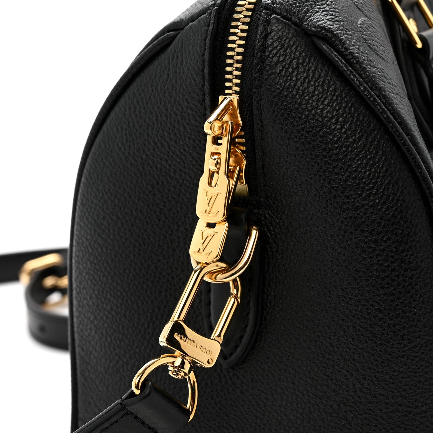 Louis Vuitton Empreinte Monogram Giant Speedy Bandouliere 25 Black 10 of 10