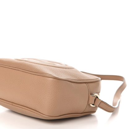 Gucci Pebbled Calfskin Small Soho Disco Bag Camelia 10 of 11