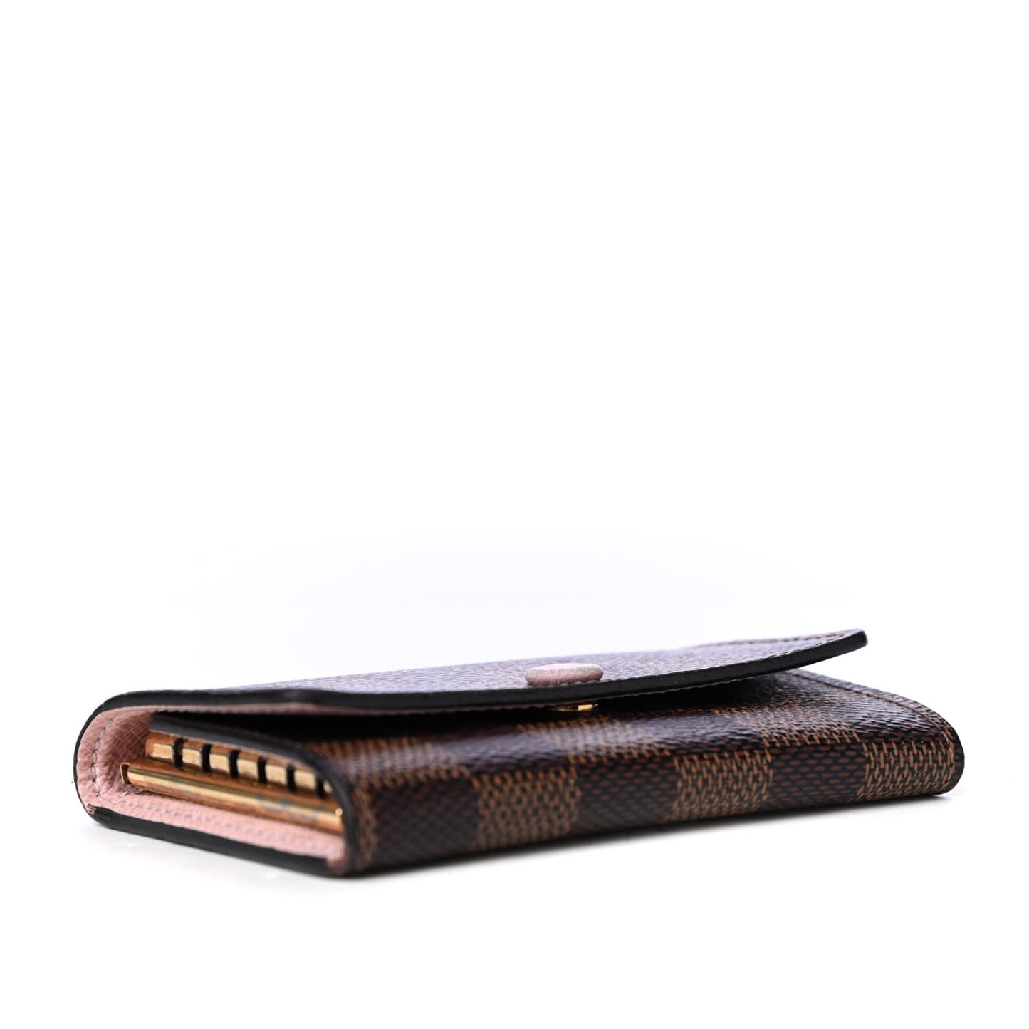 Damier Ebene Multicles 6 Key Holder Rose Ballerine