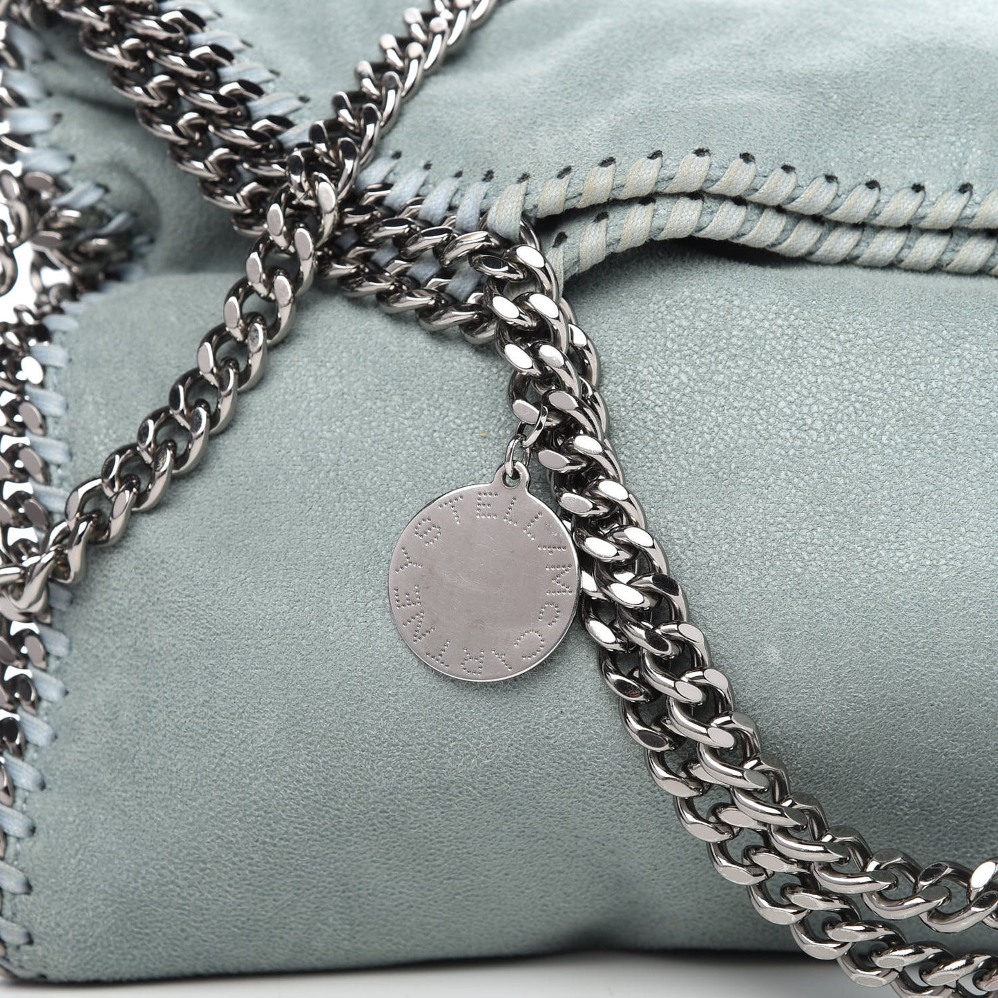 Shaggy Deer Falabella Fold Over Tote Mist