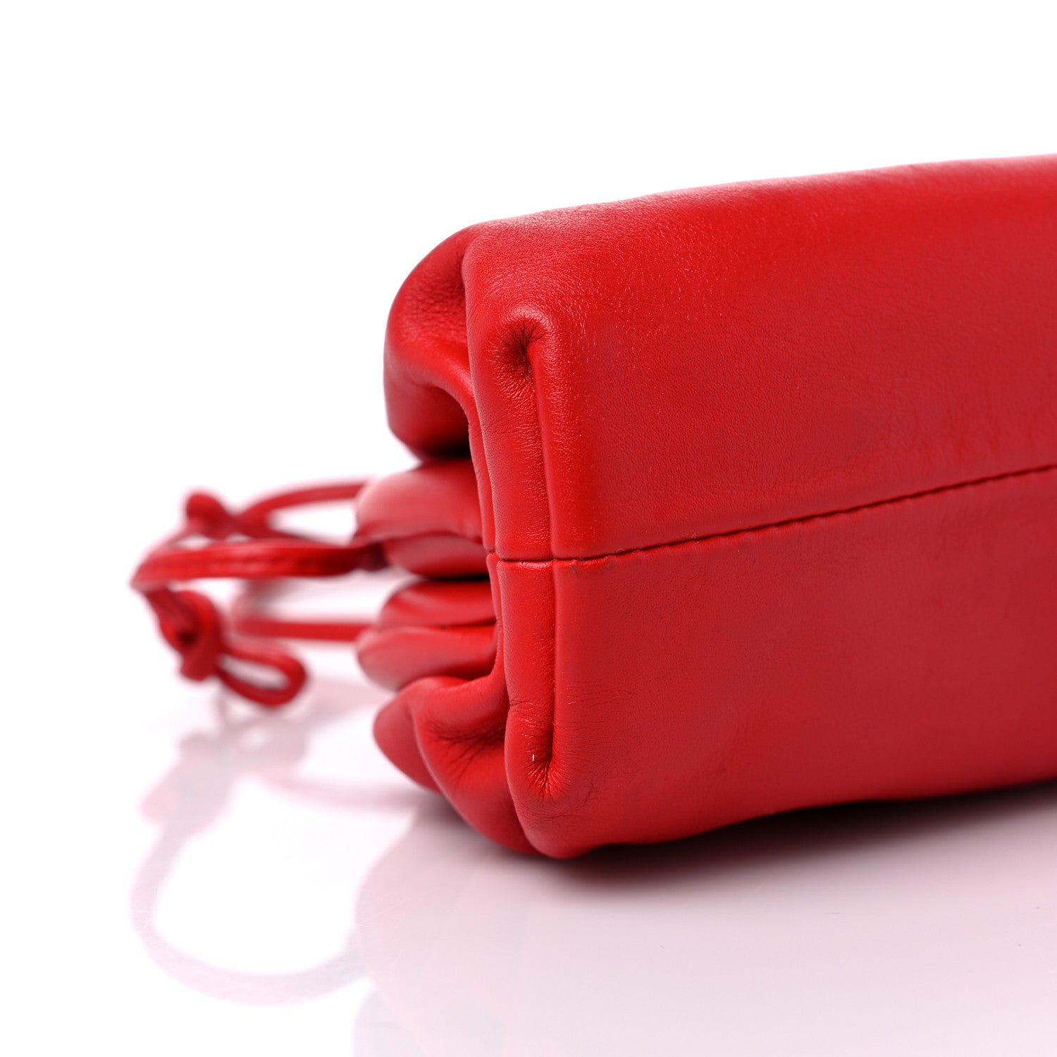 Bottega Veneta Butter Calfskin The Mini Pouch Red 8 of 13