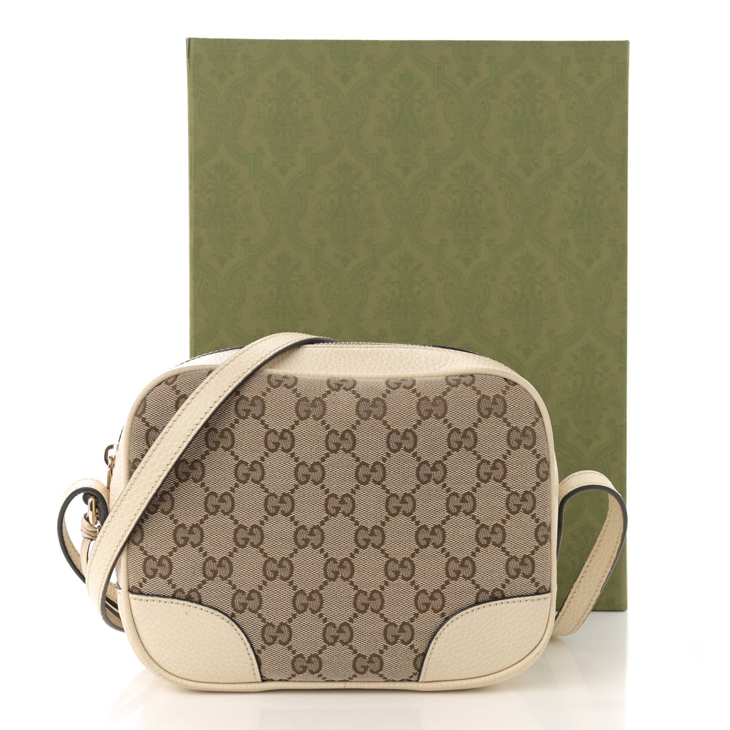 Monogram Dollar Calfskin Mini Bree Messenger Bag Beige Ebony Avoire Beige Ebony Avoire