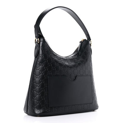 Gucci Guccissima Linea A Hobo Black 3 of 10