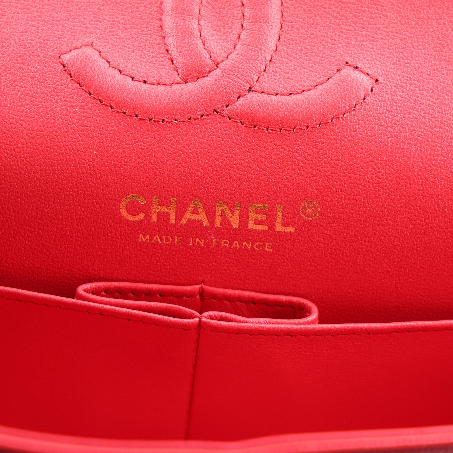 Chanel Caviar Quilted Small Double Flap Red 6 of 11