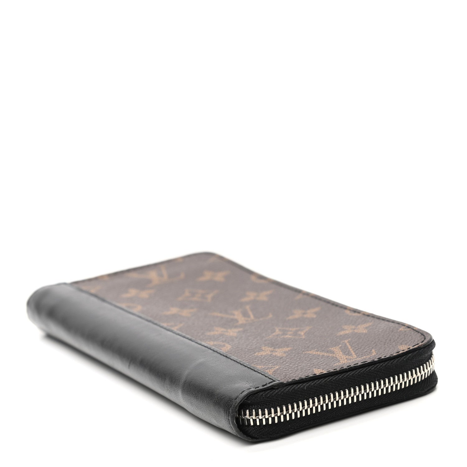 Louis Vuitton Monogram Macassar Vertical Zippy Wallet 4 of 8
