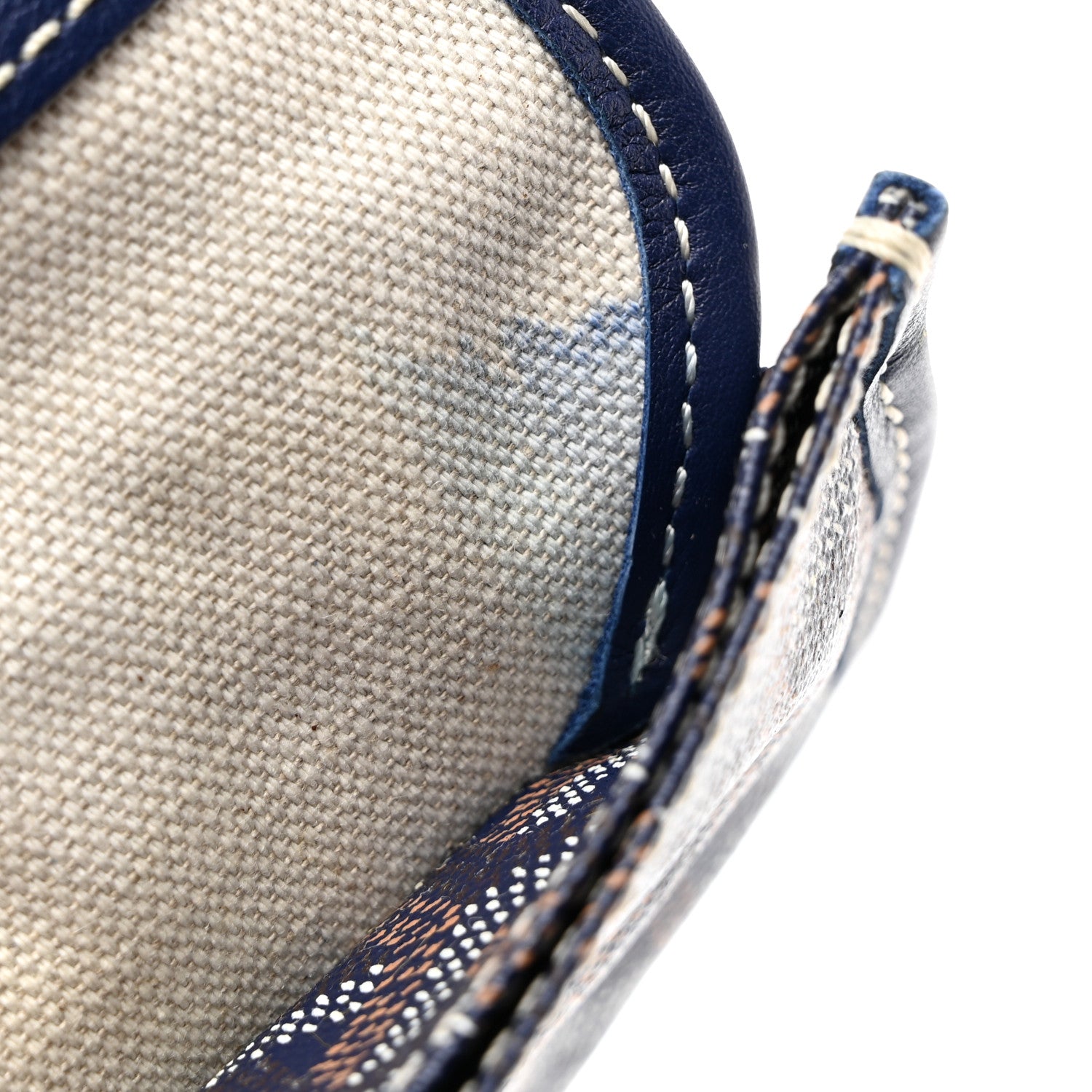 Goyard Goyardine Pouch Navy 7 of 7