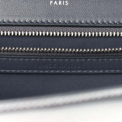 Christian Dior Metallic Patent Micro-Cannage Medium Diorama Flap Bag Silver 11 of 17