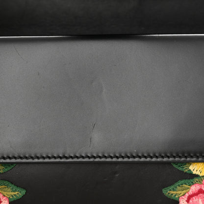 Gucci Calfskin Floral Embroidered Studded Small Dionysus Shoulder Bag Black 12 of 20