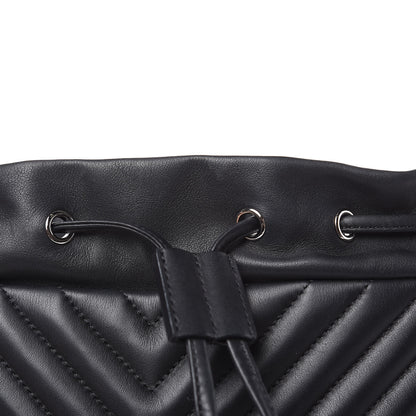Chanel Calfskin Chevron Quilted Large Urban Spirit Backpack Black 11 of 17