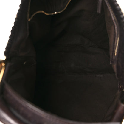Gucci Monogram Large Horsebit Chain Hobo Dark Brown 5 of 10