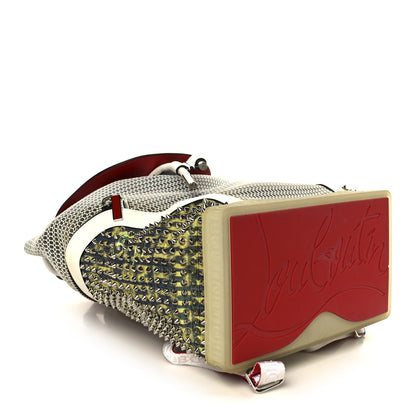 Christian Louboutin Calfskin Explorafunk Backpack White Multicolor 4 of 11