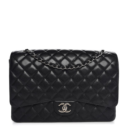 Chanel Caviar Quilted Maxi Double Flap Black 1 of 8