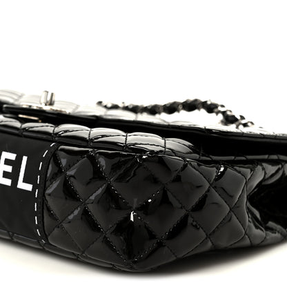 Chanel Patent Quilted Secret Label Medium Flap Black 12 of 12