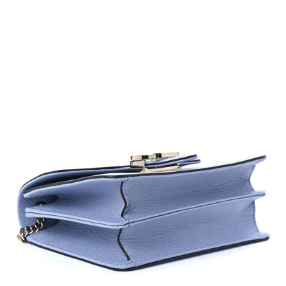 Gucci Dollar Calfskin Small Interlocking G Shoulder Bag Mineral Blue 4 of 10