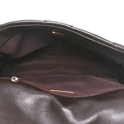 Chanel Lambskin Quilted Medium Chanel 19 Flap Dark Brown 5 of 10
