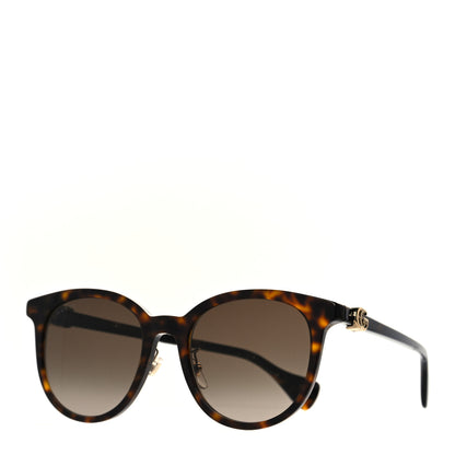 Gucci Acetate Round GG Sunglasses GG1073SK Tortoise 1 of 6