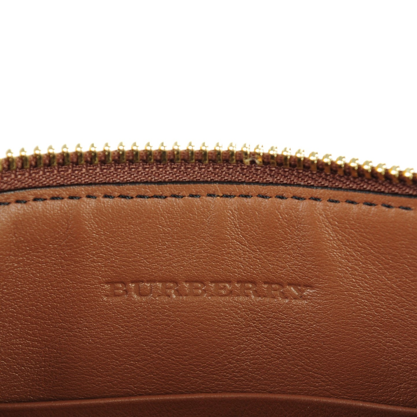 House Check Derby Peyton Crossbody Clutch Bag Tan
