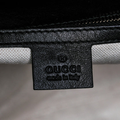 Gucci Guccissima Large Emily Chain Shoulder Bag Black 6 of 6