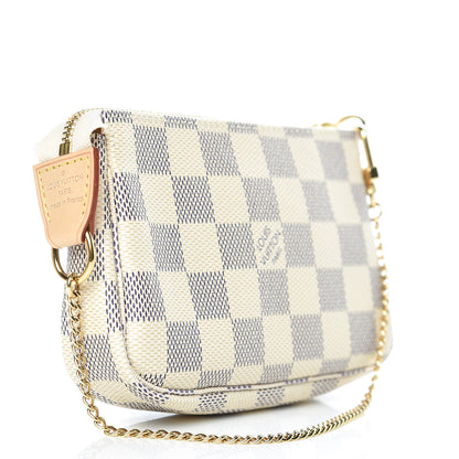Louis Vuitton Damier Azur Mini Pochette Accessories 3 of 10