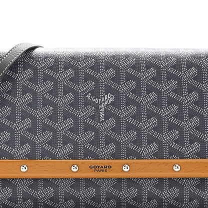 Goyard Goyardine Monte Carlo Bois Clutch With Strap Gray 7 of 9