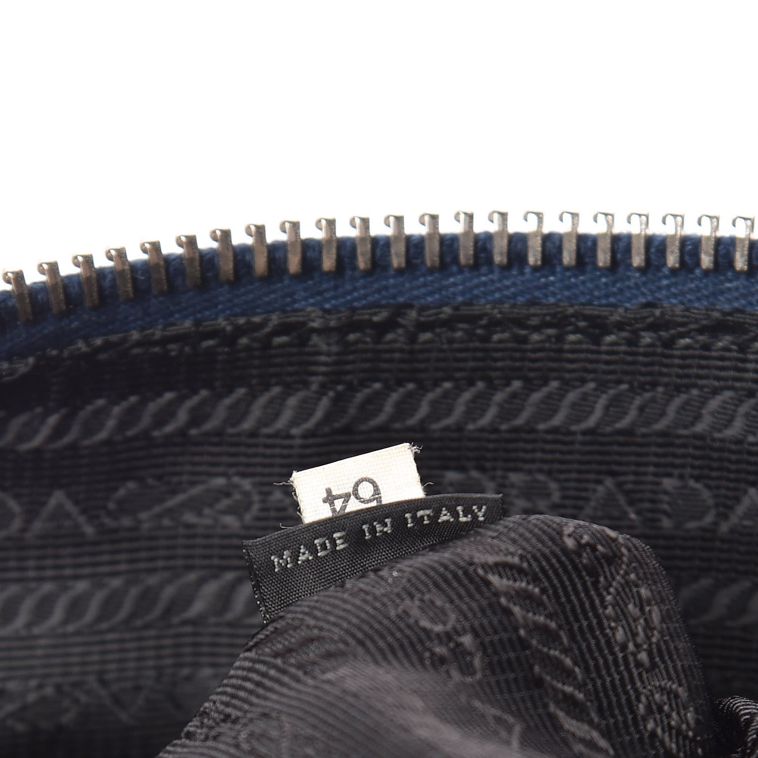 Prada Saffiano Righe Briefacase Bleuette 7 of 15