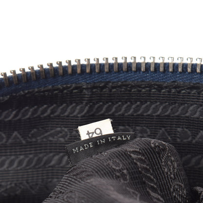 Prada Saffiano Righe Briefacase Bleuette 7 of 15