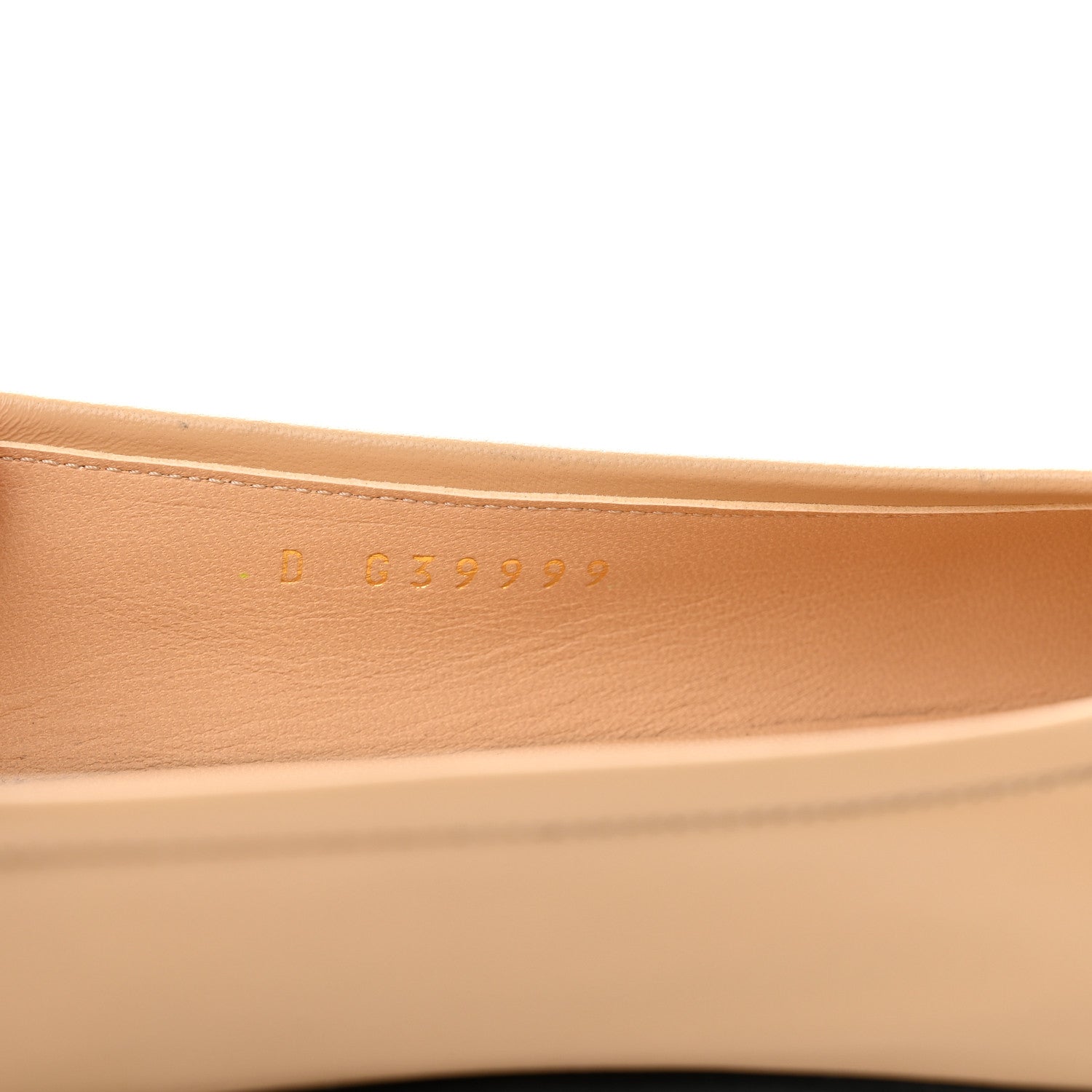 Chanel Lambskin Grosgrain Cap Toe Pearl CC Ballerina Flats 36.5 Beige Black 8 of 8