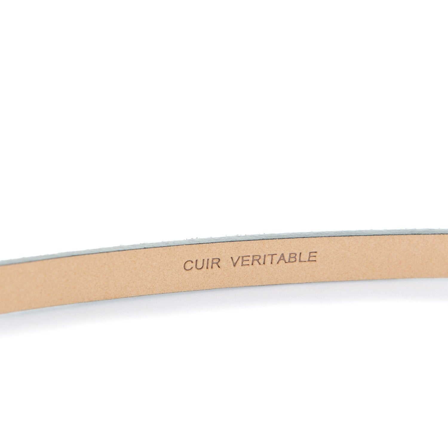 Chanel Metallic Calfskin CC Skinny Belt 85 34 Black 5 of 8