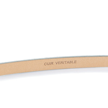 Chanel Metallic Calfskin CC Skinny Belt 85 34 Black 5 of 8