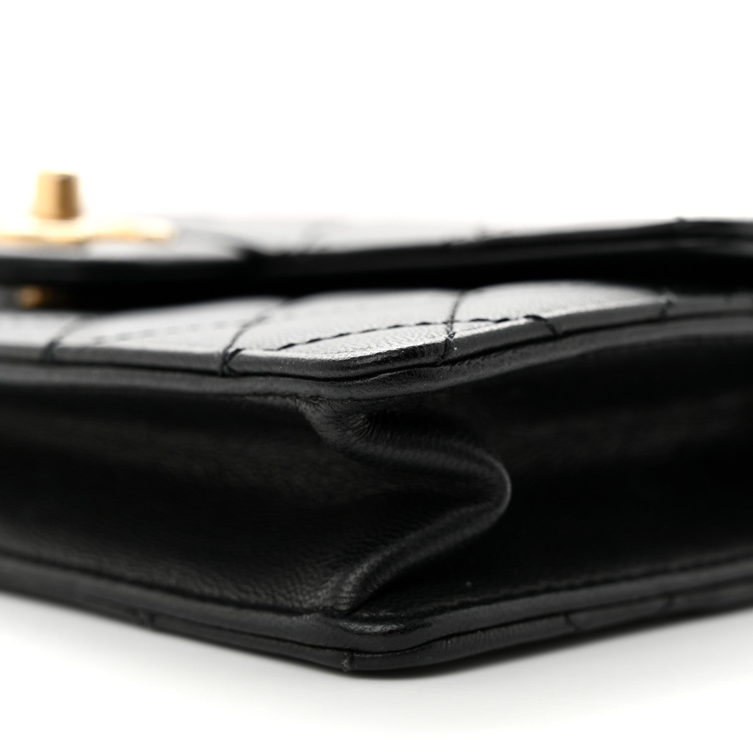 Chanel Lambskin Quilted Small Chic Pearls Flap Black 10 of 14