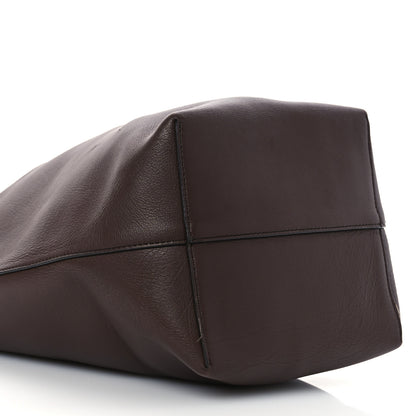 The Row Grained Calfskin Medium N/S Park Tote Acajou 9 of 13