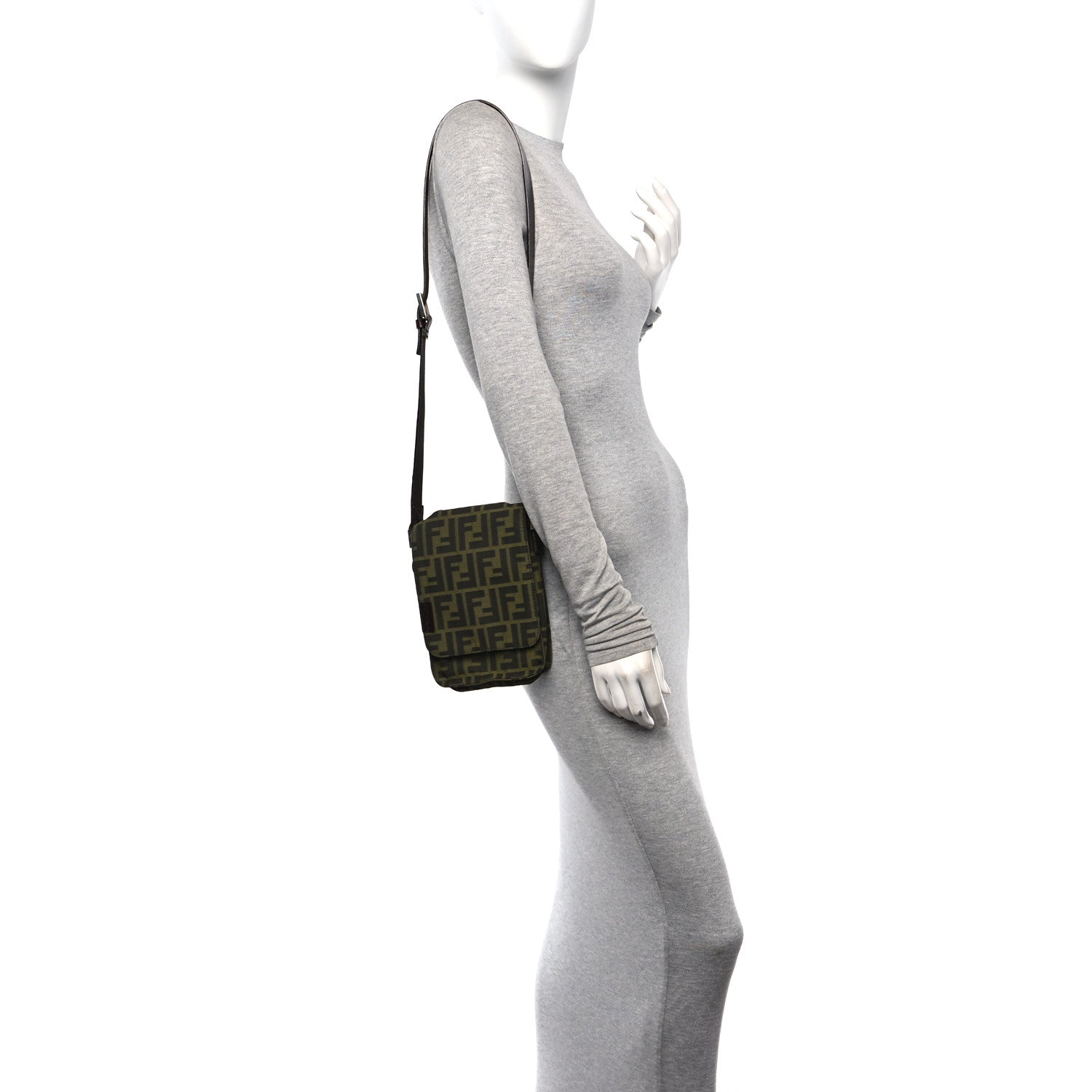 Fendi Zucca Messenger Bag Tobacco 3 of 13