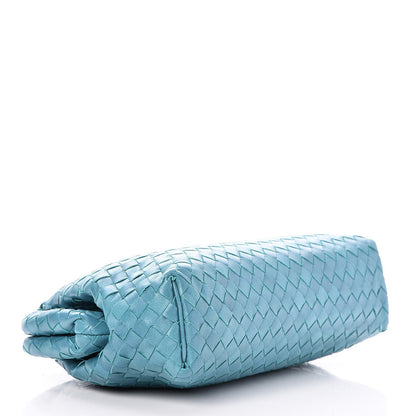 Bottega Veneta Nappa Intrecciato The Lauren 1980 Clutch Aqua 4 of 8