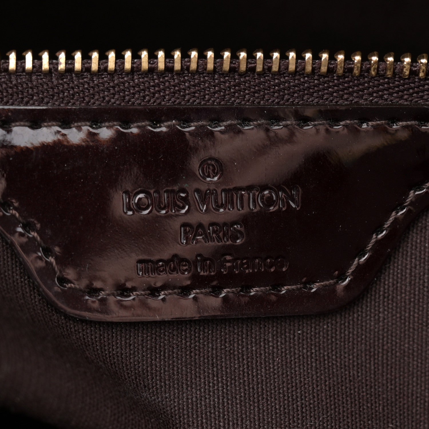 Louis Vuitton Vernis Wilshire PM Amarante 6 of 12