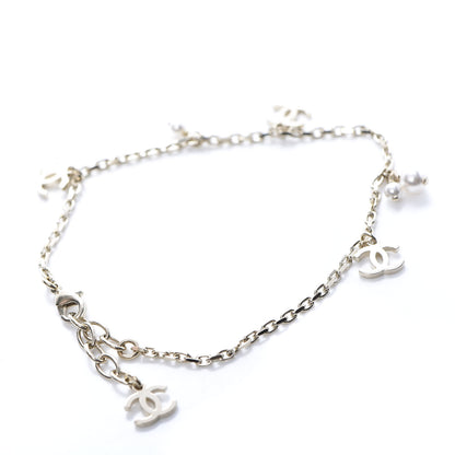 Chanel Pearl CC Chain Anklet Gold 2 of 4